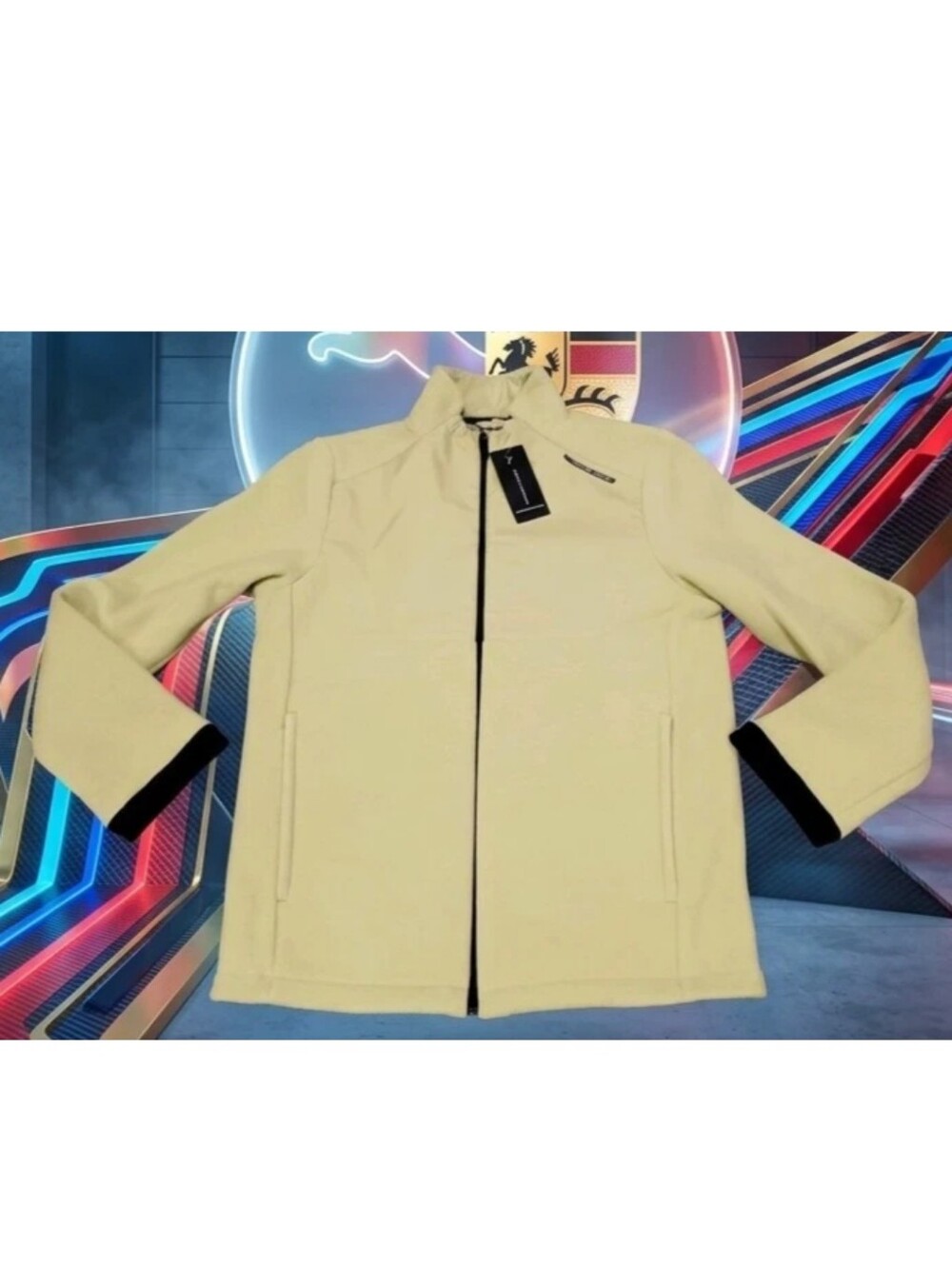 $270 Puma X Porsche Design Fleece Midlayer Frozen Leaf Jacket